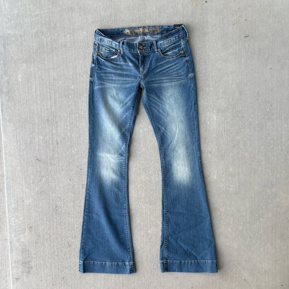 Express Flare Low Rise STELLA Jeans Size 4 NEW - Picture 5 of 5